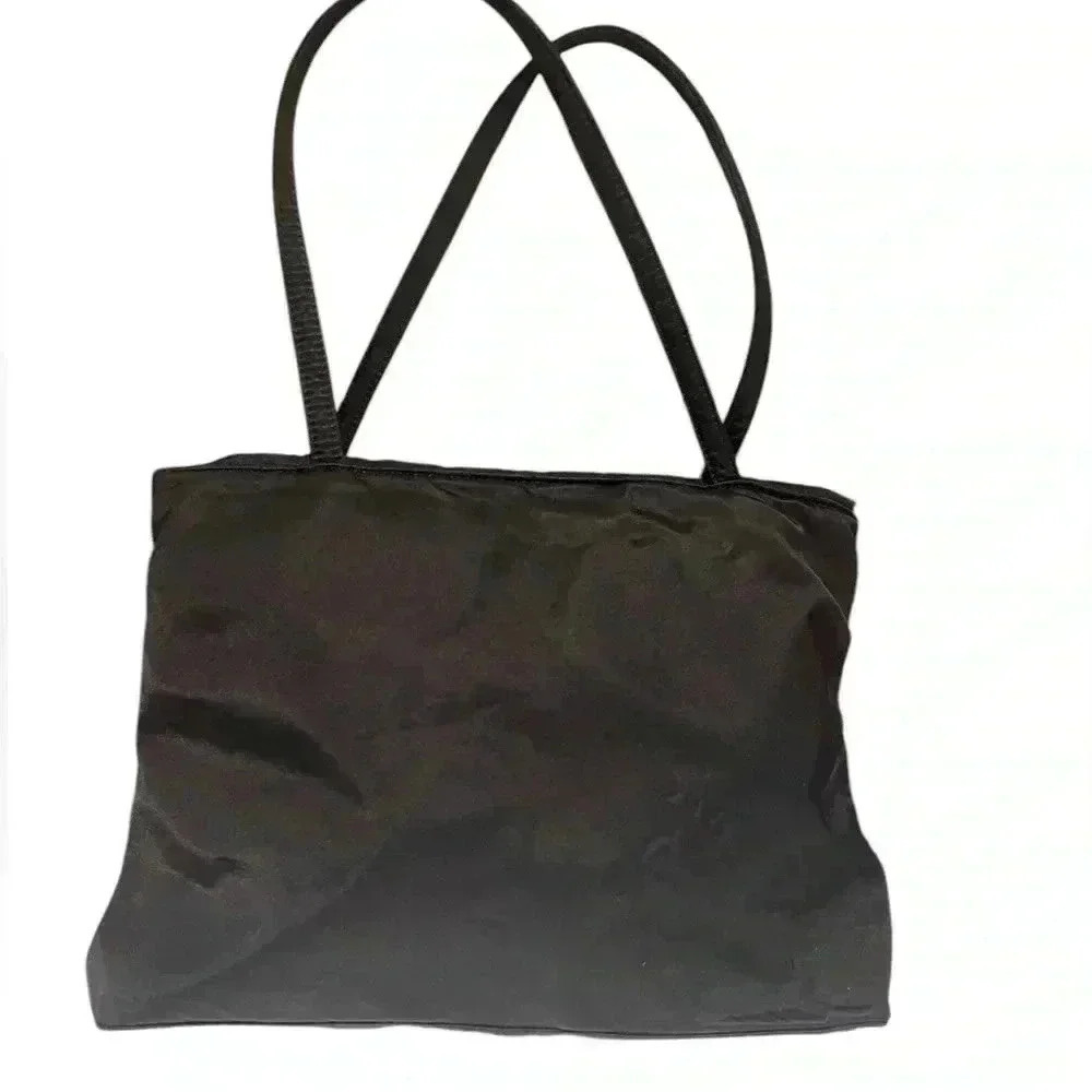 Kate Spade nylon tote bag shoulder bag classic minimalist black - Picture 2 of 10
